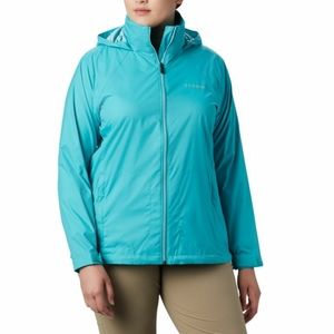 Women's Columbia Switchback III Raincoat 2X Teal